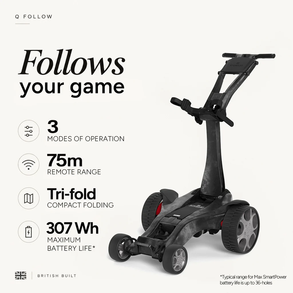 Stewart Q Follow Electric Trolley - Image 5